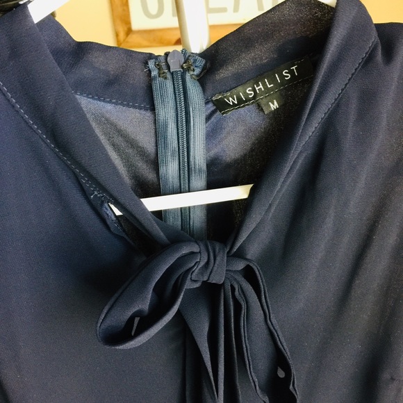 Lotus navy dress romper - Picture 2 of 7